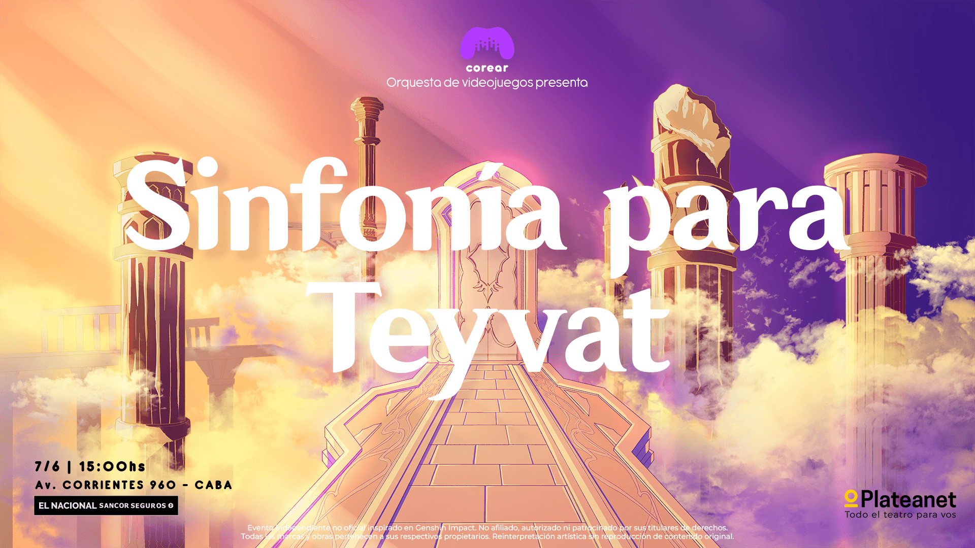 Sinfonía para Teyvat - Fondo PC